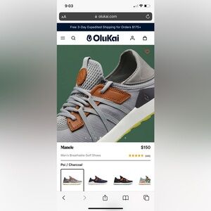 Mens new in box Olikai Shoes 12